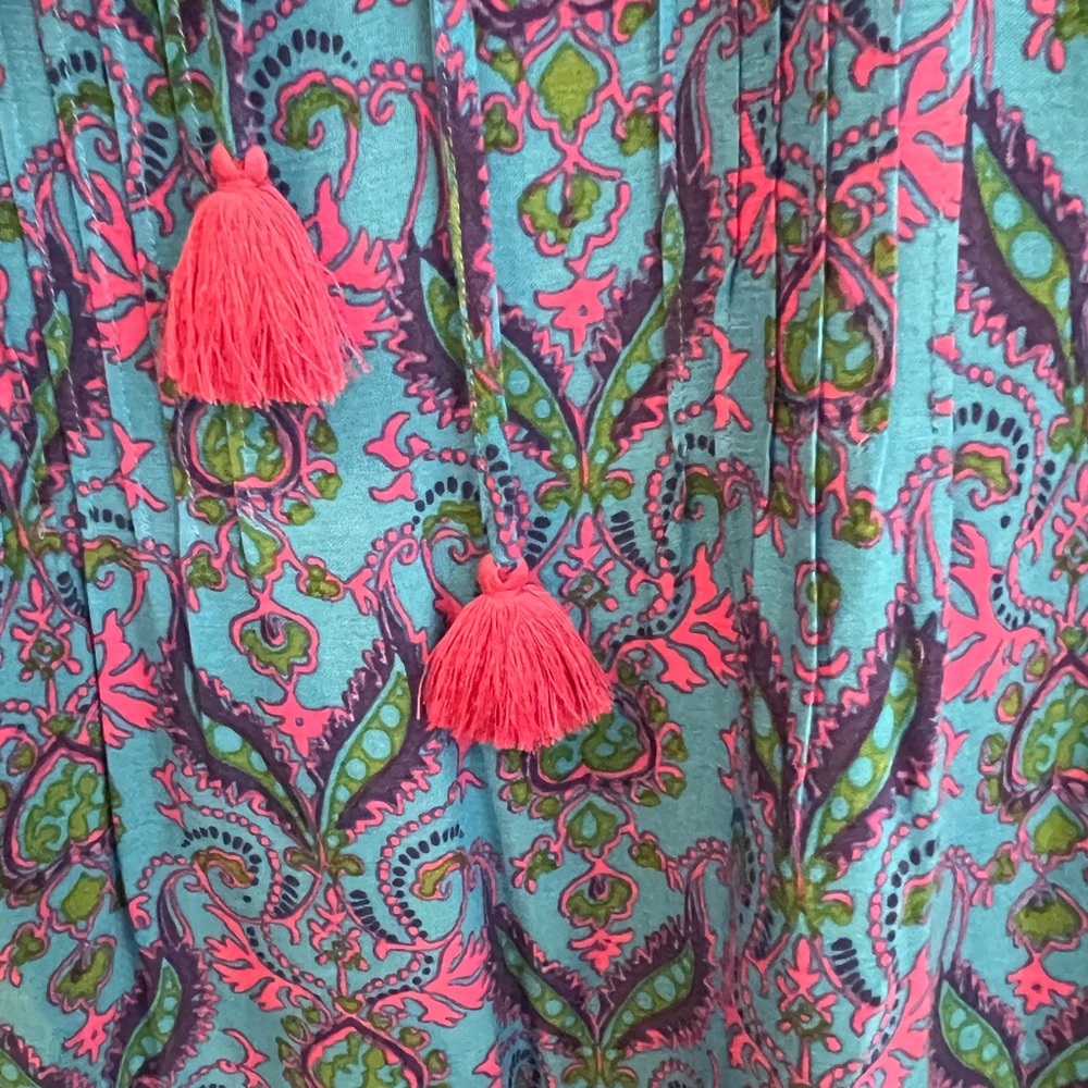 Southern Tide Brilliant Blue Paisley Dress sz S - Picture 3 of 7